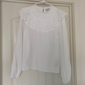 Topshop Long Sleeve Blouse